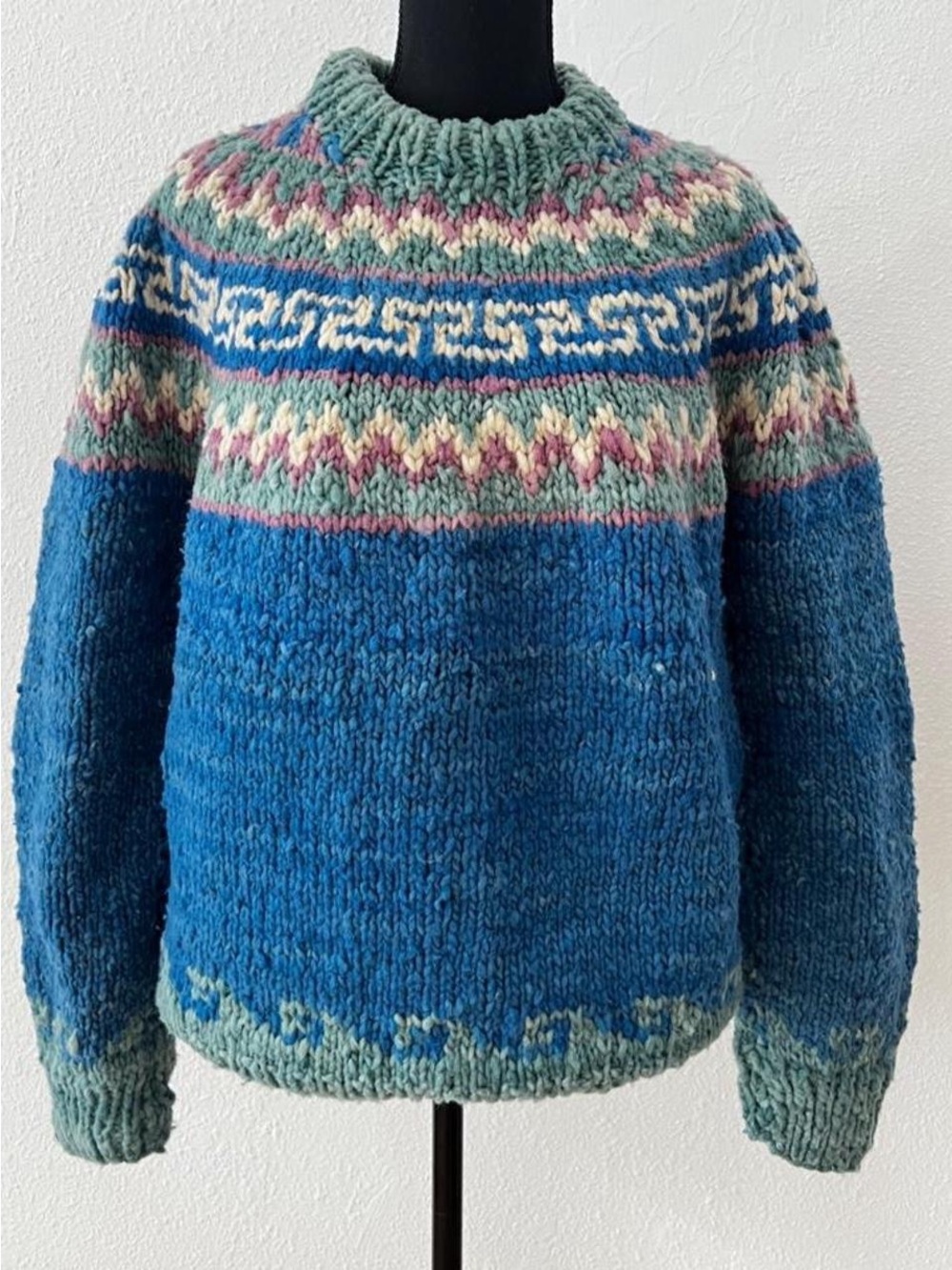 Vibtage Paititi Woolens Co Alaska Wool Sweater Fair Isle Nordic Cabincore Winter